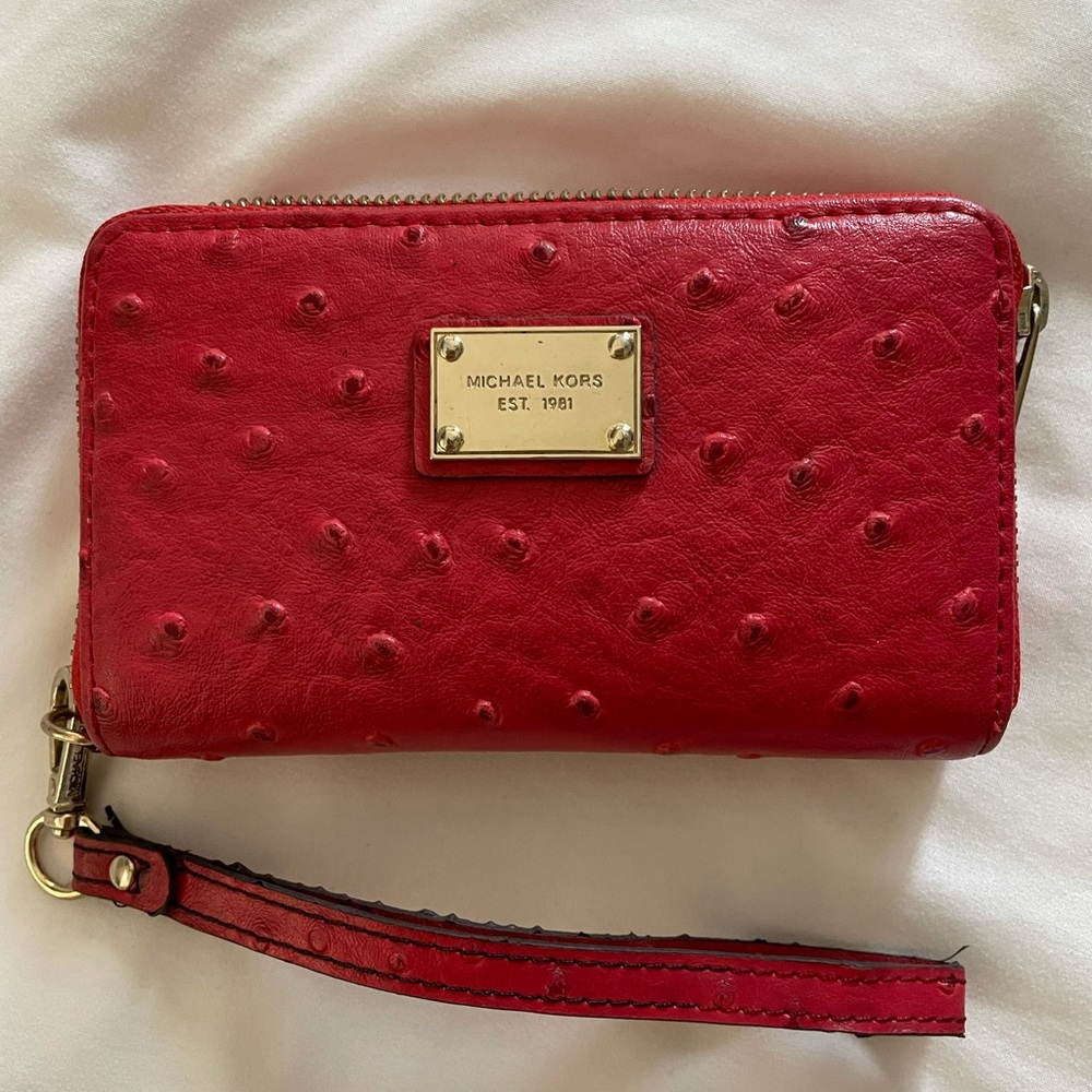 Michael Kors wristlet wallet